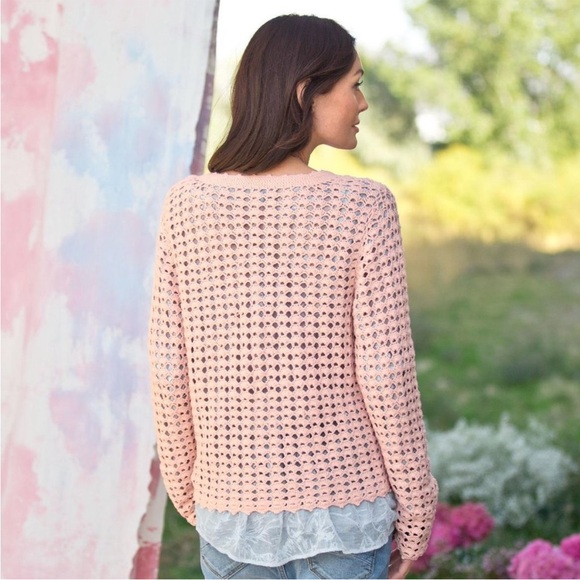 Sundance Spring Break Pink Cardigan - Picture 2 of 6